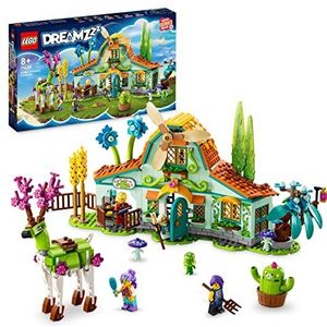 LEGO 71459 DREAMZzz Stal met droomwezens Set, Fantasie Boerderij Speelgoed met Hert Figuur en 2 Bouwmogelijkheden, met 4 Tv-Serie Minifiguren, Mythische Dieren Speelset voor Kinderen, Meisjes, Jongens