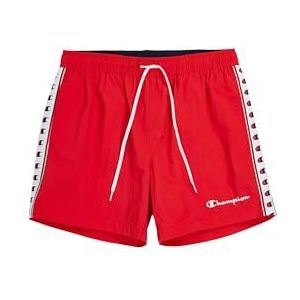 Champion Legacy Retro Sport Beach Shorts - Crinkle Taslon Tape Shorts, Rood, L Heren SS24, Rood, L