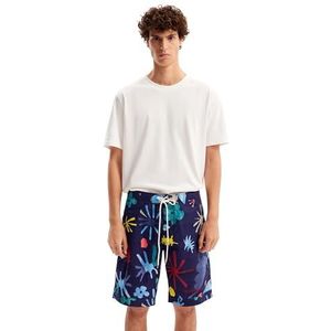 Desigual Heren Bañador_calipso Board Shorts, blauw, M