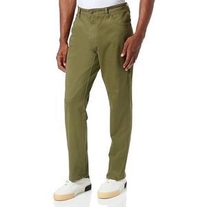 Wrangler Texas Slim Pants voor heren, Groen Militair, 38W x 32L