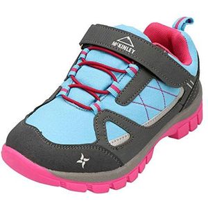 McKINLEY Uniseks multifunctionele schoenen Maine Aqb Jr Trekking- en wandelschoenen voor kinderen, Antraciet Blauw L Roze, 30 EU