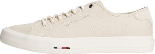 Veterschoen - Beige - Textiel - Plateau Hak - Rond Neus