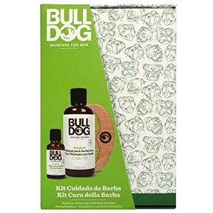 Bulldog Skincare For Men geschenkdoosje ""Beardcare Kit"" – bevat 1 baardolie, 1 2-in-1 shampoo en 1 baardkam