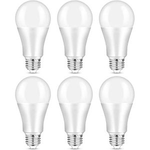 E27 Led Lamp Koel Wit, STANBOW 13w 1200 Lumen Led Lamp Vervanging Voor 100w Gloeilamp, Edison Led Lamp, A60 Spaarlamp Voor Keuken, Vloerlamp, Tuinhuisje, 6 Stuks, 20057
