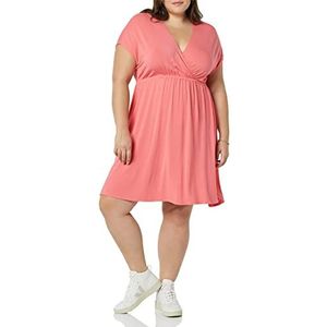 Amazon Essentials Surplice jurk voor dames (verkrijgbaar in grote maten), felroze, XL