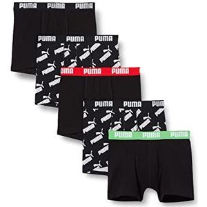 PUMA Boxershorts voor jongens (verpakking van 5 stuks), Black Combo., 158/164 cm