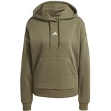 Olive Strata/White - Hoodie - Katoen/Polyester - Regular Pasvorm