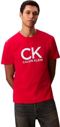 Calvin Klein - Ck Calvin Graphic Tee - T-shirt - Rood - XXL