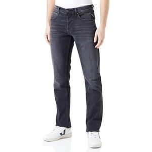 Replay Grover Straight Fit Jeans voor heren, 098 Black, 28W x 30L