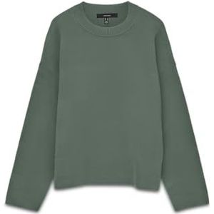 VERO MODA Vmsilje Ls O-Neck Boxy Pullover Noos, Laurel Wreath, XS