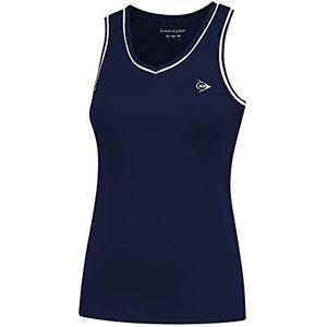 Dunlop Dames Club Ladies Tank Top Tennis Shirt, Navy, S, navy, S