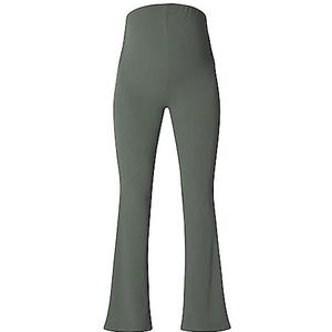 Noppies Heja Flared Rib Pants OTB Jeans voor dames, olijfgroen, XXL