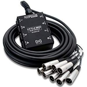 Hosa Cable Pro Conex Little Bro Sub Audio Snake 50-Feet zwart