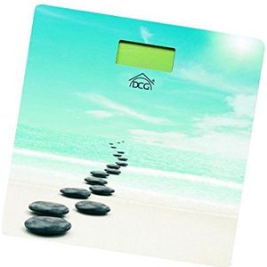 DCG PW3190 - Elektronische weegschaal met 6 mm gehard glazen voet. Duidelijk afleesbaar LCD-scherm