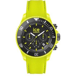 Ice-Watch - ICE chrono Neon yellow - Geel herenhorloge met siliconen armband - Chrono - 019838 (Large)