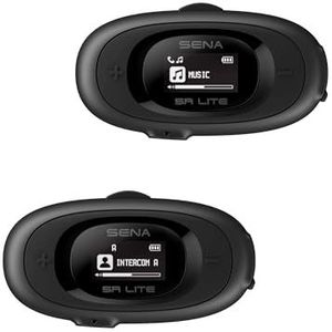 Sena 5R Lite Intercom - Bluetooth Communicatie - Zwart - 2-Way HD