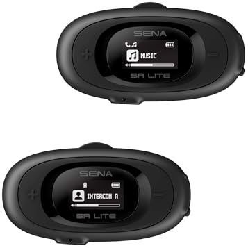 Sena 5R Lite Intercom - Bluetooth Communicatie - Zwart - 2-Way HD