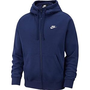 Nike - Sportswear Club Fleece Vest - Donkerblauw - Wit