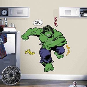 rmk3242gm Classic Hulk Comic schillen en sticks Giant Wall Decals,