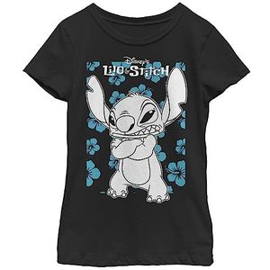 Disney Lilo Party T-shirt voor meisjes, zwart, M