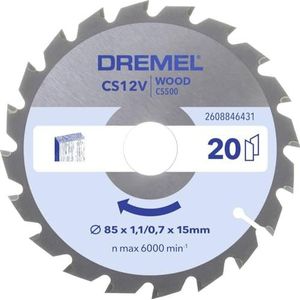 Dremel Blueprint Hout Cirkelzaagblad 85 x 1,1/0,7 x 15mm (CS500)