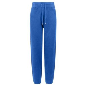 Apart gebreide joggingbroek van een zachte viscose-mix met kasjmier, koningsblauw, 40