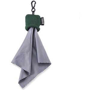 Carson Stuff-It Microfiber Lens Doek Reinigingssysteem voor brillen, Smartphones, Tablets, Optiek Lenzen, Camera's en meer, 6.25'' x 6.25"" - Groen (SN-40GRAM)