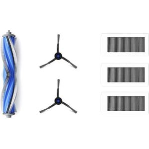 ECOVACS Standaard reserveonderdelenset voor Deebot X5 OMNI/X5 PRO OMNI, 1 x hoofdborstel, 2 x zijborstels, 3 x antibacteriële filter, originele accessoires
