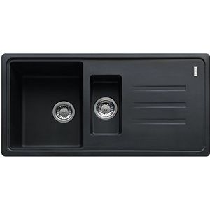 Franke MLG 651 114.0528.796 Fragranit-inbouwspoelbak, Onyx