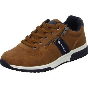 TOM TAILOR Heren 5380390002 Sneakers, cognac, 44 EU, cognac, 44 EU