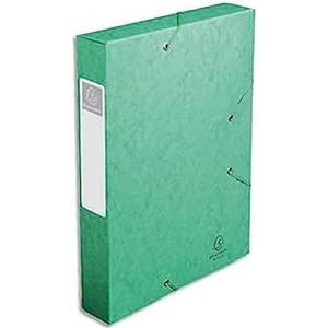 Exacompta Ref. 16003H - Cartobox Glossy kaartenbak, 60 mm rug, A4 - groen