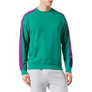 United Colors of Benetton G/C M/L 3CMAU1035 sweatshirt met capuchon, groen gekleurde details 903, XXXL heren