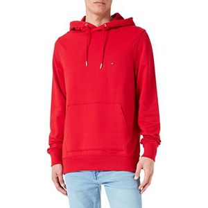 Tommy Hilfiger Sweatshirt met capuchon voor heren, Rood (primair rood), M