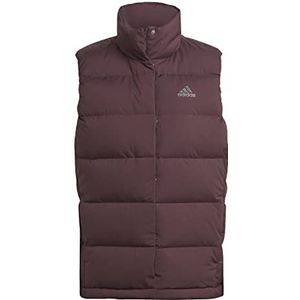 adidas Womens Jacket (Down) Helionic Down Vest, Shadow Maroon, HE1456, L