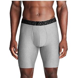 Under Armour Men's Multi-Pack Performance Tech Long-Leg Boxer Brief, 9"" Inseam, All-Day Comfort