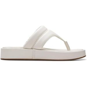 Clarks - Alda Walk - Sandalen - Wit - Leer