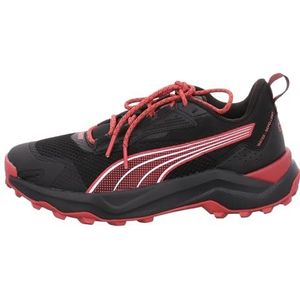 PUMA Unisex Obstruct Profoam Bold WTR Road Running Schoen, Puma Zwart Astro Rood Puma Wit, 40 EU