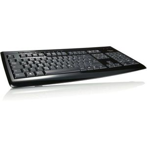 Fujitsu Keyboard Slim Piano Zwart USB