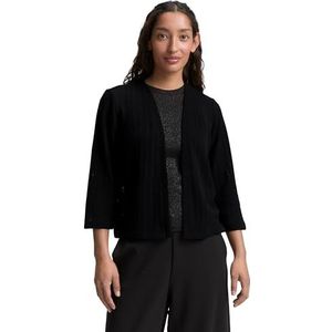 TOM TAILOR - Gebreid Vest - Zwart