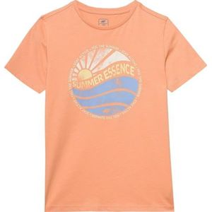 4F JUNIOR T-shirt M1135 Pale Coral 158 voor kinderen