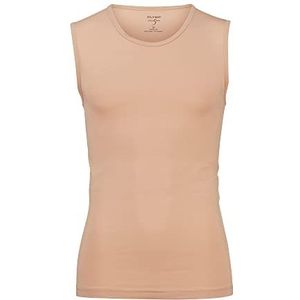 OLYMP Top Level Five Tanktop voor heren, effen, bodyfit, Caramel 24, XL