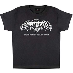 WWE The Undertaker 30 Years T-shirt, Meisjes, 116-182, Schwarz, Officiële Koopwaar