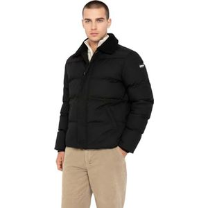 Schott NYC Donsjack Bicolor Schott Rockhill zwart/zwart, Zwart, L