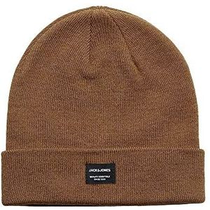 JACK & JONES Heren Jacbart Beanie gebreide muts, rubber., One size