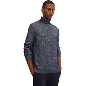 TOM TAILOR Gebreide herentrui met rolkraag, 13160 - Knitted Navy Melange, XL