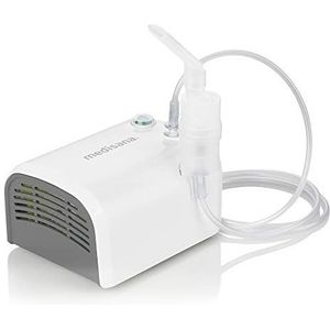 medisana IN 520 inhalator, compressor vernevelaar met mondstuk en masker voor volwassenen en kinderen, voor verkoudheid of astma met uitgebreide accessoires