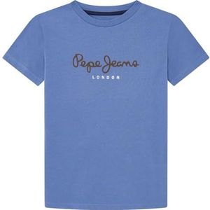 Pepe Jeans New Art Nn T-shirt voor jongens, Blauw (Union Blue), 8 Jaar