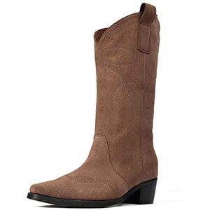 L37 HANDMADE SHOES Dames WE Lost The Road Western Boot, Brown, 36 EU