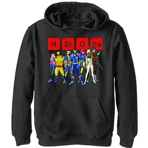 Marvel Classic - Mutant Heroes YTH Hoodie Jet black 12/13