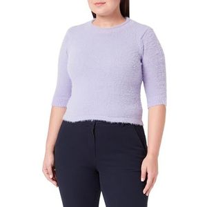 Poomi Huidvriendelijke en comfortabele gebreide trui met onderkant acryl lavendel maat XL/XXL, lavendel, XL